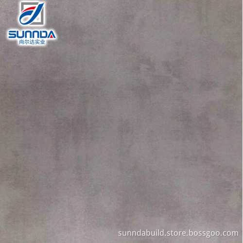 OEM simple interior house decoration cement glazed grey rustic porcelain tiles 60x60cm